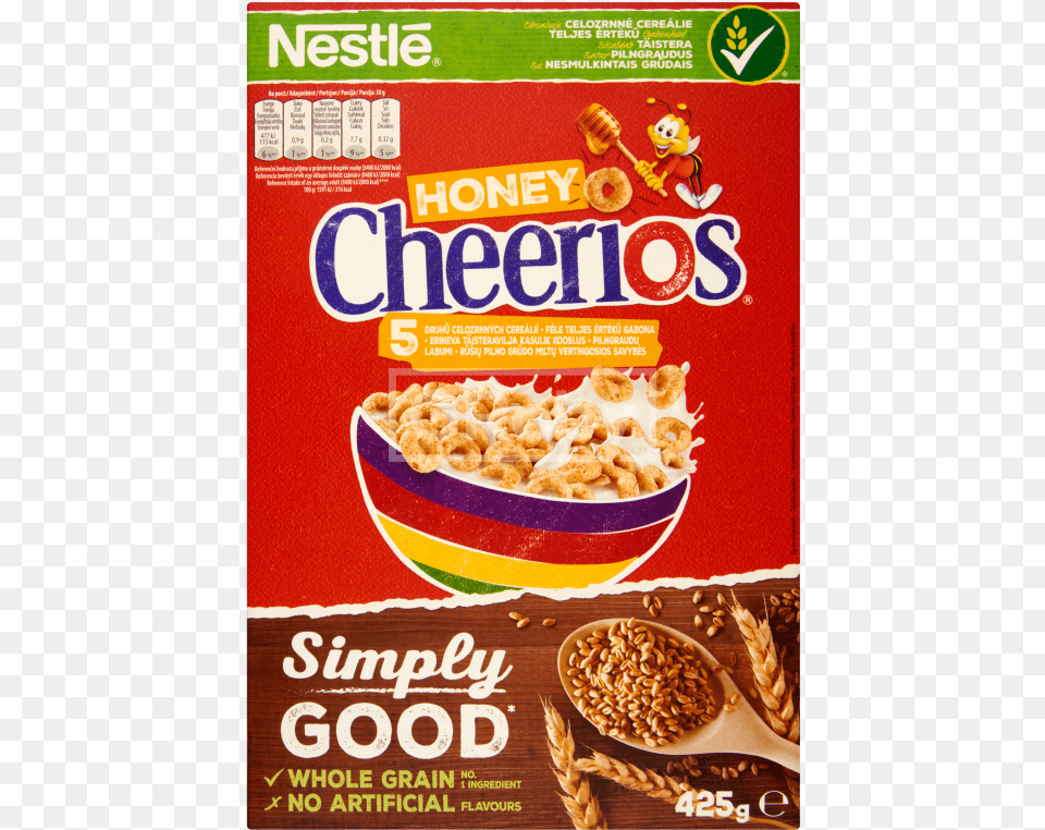 Nestl Cheerios Ropogs Gabonakarikk 425 G Mzes Nestle, Advertisement, Poster, Food, Snack Free Png