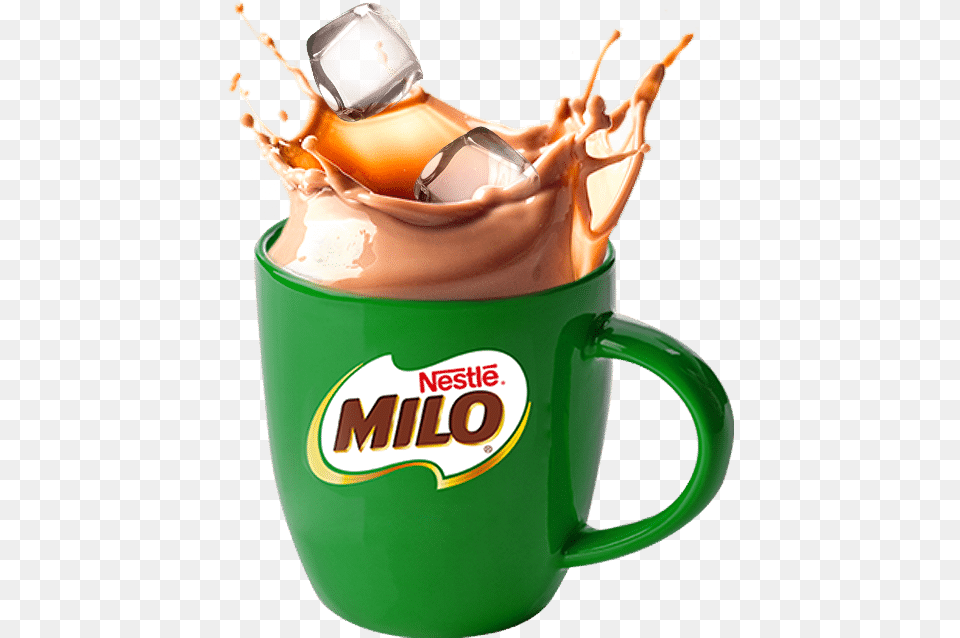 Nestl Goes Digital With Society Again Ice Milo Clipart, Cup, Beverage, Chocolate, Dessert Free Png