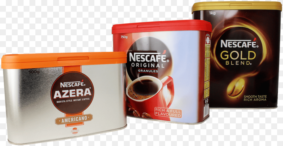 Nestl Launches Rounded Metal Coffee Container Packaging Of Nescafe Coffee, Cup, Beverage, Coffee Cup, Chocolate Free Png