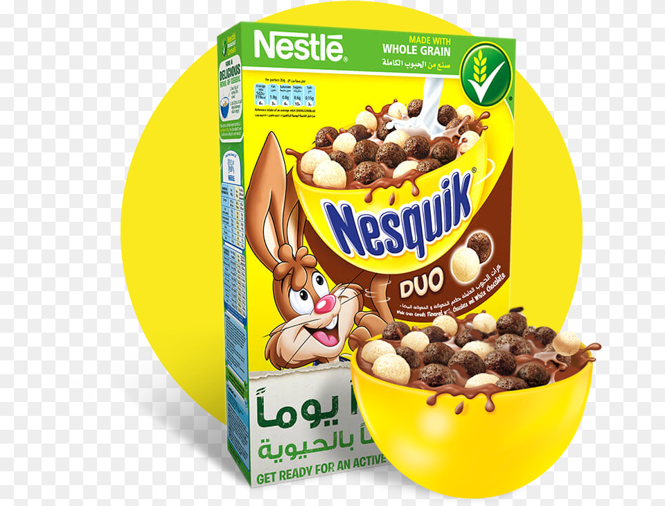 Nestl Nesquik Duo Breakfast Cereal Nesquik Duo, Food, Snack, Nut, Plant Free Png Download