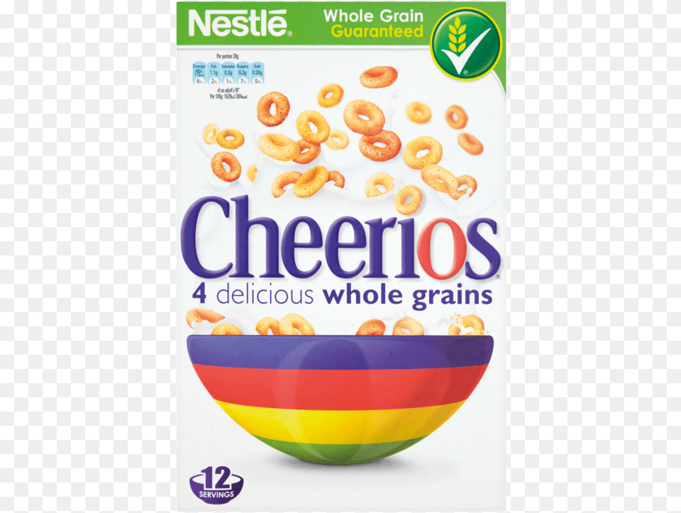 Nestle Cheerios 375g Original Apple Cinnamon Cheerios, Food, Snack, Advertisement Free Png Download