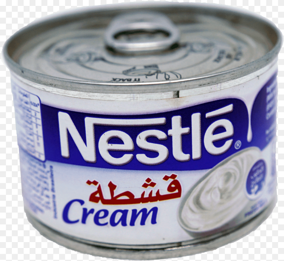 Nestle Cream, Tin, Aluminium, Can, Canned Goods Png
