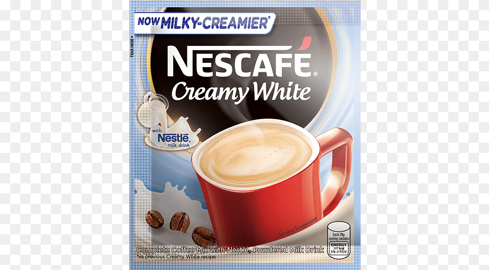 Nestle Creamy White Coffee, Beverage, Coffee Cup, Cup, Latte Free Png Download