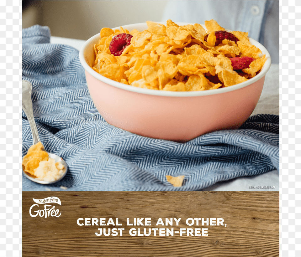 Nestle Gofree Corn Flakes Gluten Cereal Bowl Corn Flakes, Cereal Bowl, Food Free Transparent Png