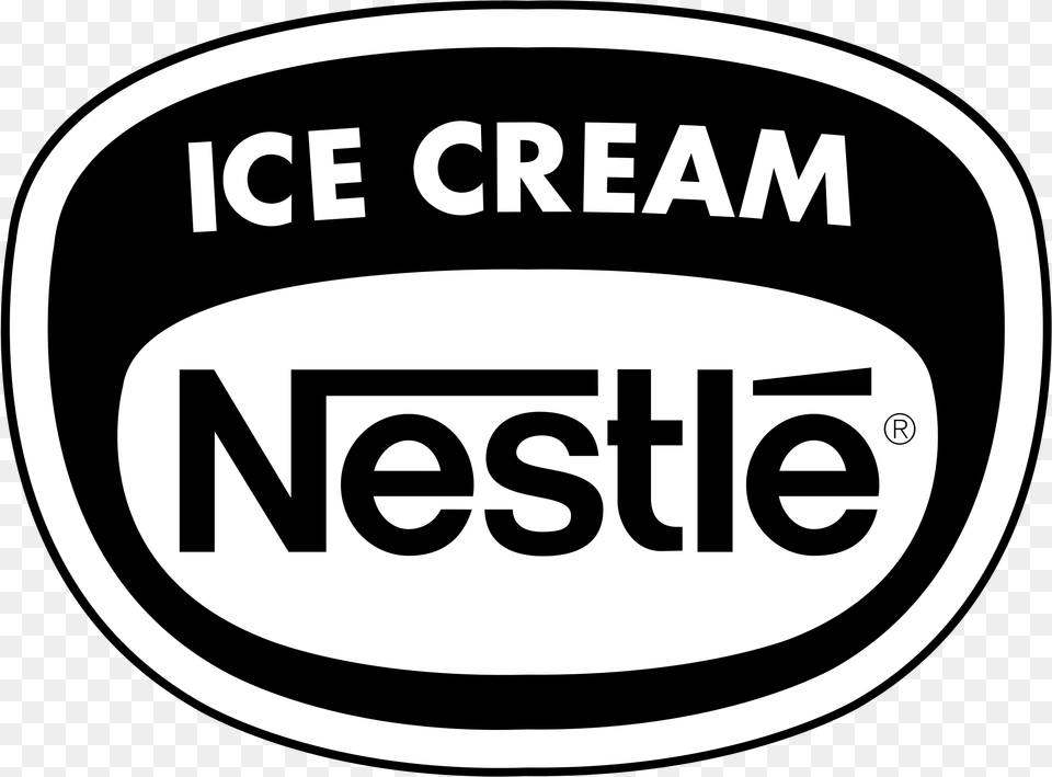 Nestle Ice Cream Logo Circle, Sticker, Disk Free Transparent Png