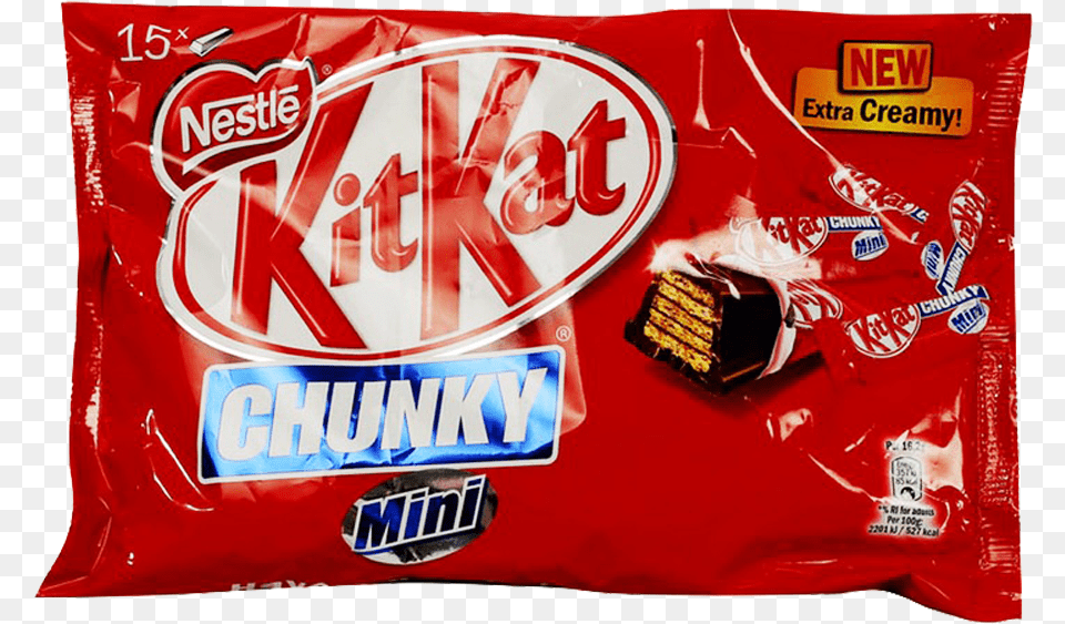 Nestle Kitkat Chocolate Chunky Mini Pouch 250 Gm Nestl Chunky, Food, Sweets, Candy, Can Free Transparent Png