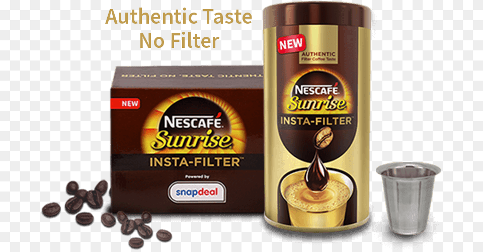 Nestle Sunrise Insta Filter Coffee, Cup, Beverage, Bottle, Shaker Free Transparent Png