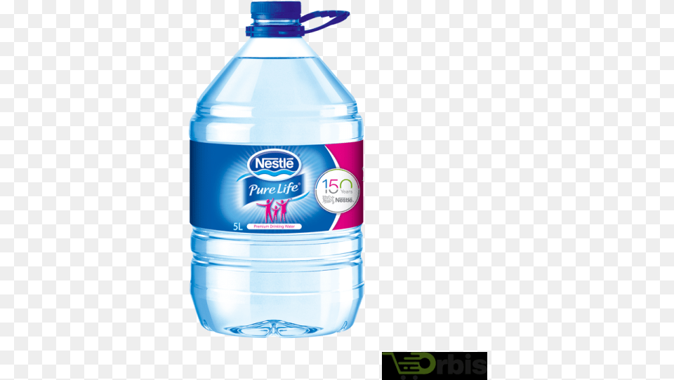 Nestle Water 5 Liter, Beverage, Bottle, Mineral Water, Water Bottle Free Transparent Png