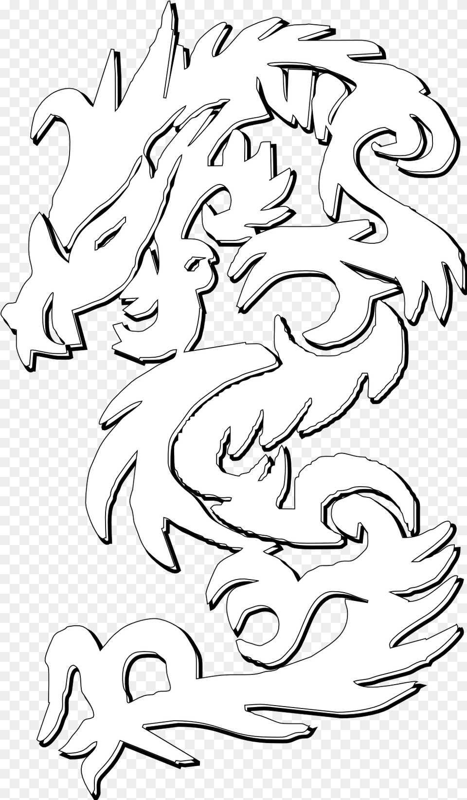 Net Clip Art Gustavorezende Chinese Chinese White Dragon, Person, Face, Head Png Image