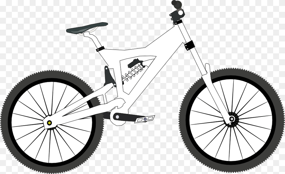 Net Clip Art Machovka Bike Downhill Black White Scott Spark 50 2013, Bicycle, Machine, Transportation, Vehicle Free Png Download