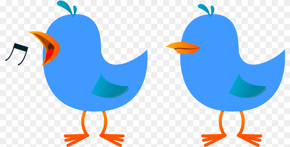 Net Clip Art Twitter Bird Tweet Tweet 5 Clipartist Bird Cartoon Gif, Animal, Beak, Jay, Baby Free Transparent Png