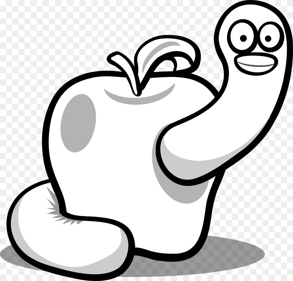 Net Clip Art Worm 13 Black White Line Art Coloring Black And White Clipart Free Png