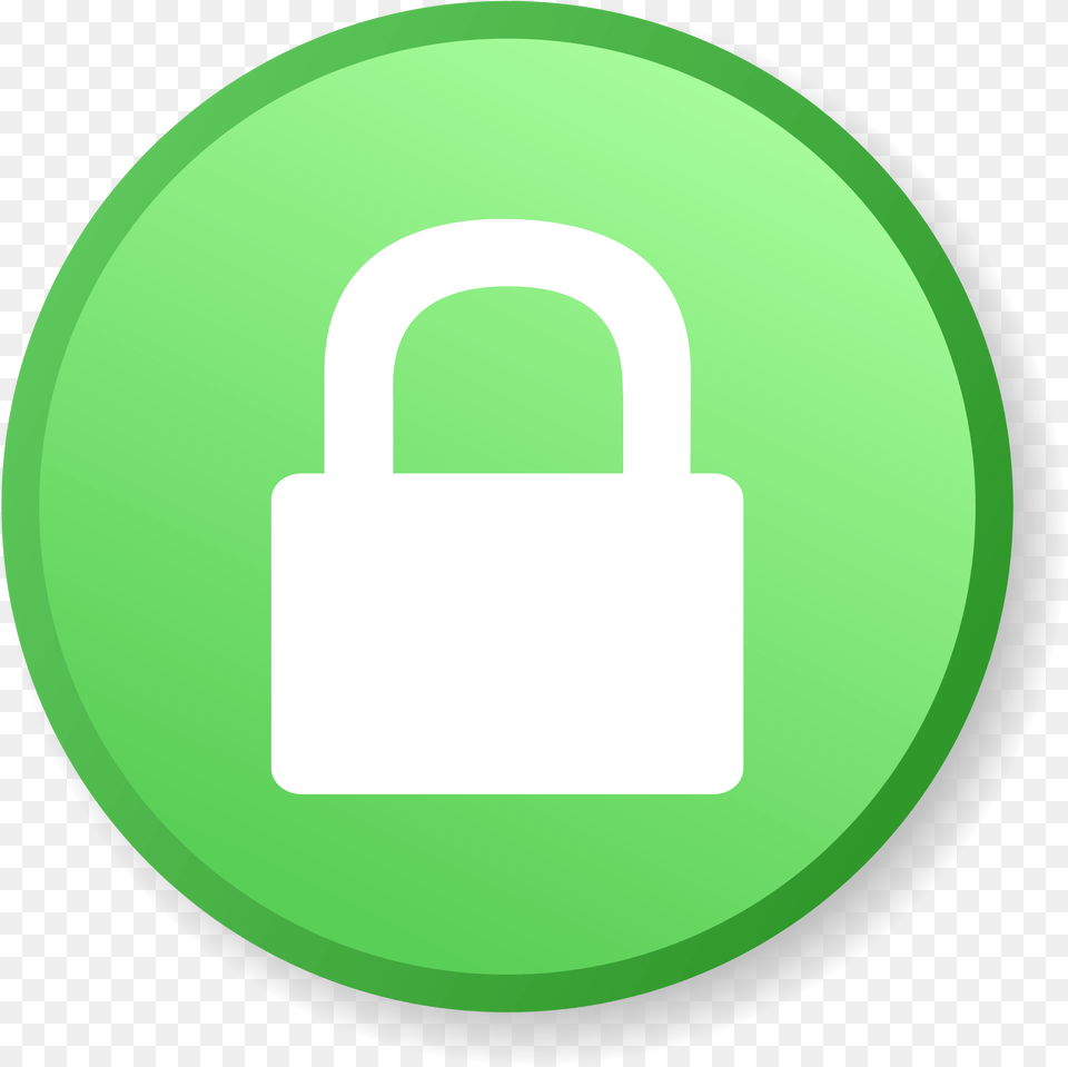 Net Features Daily Weblog Lock Icon Green, Disk Free Png
