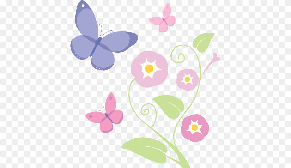 Net Wallpaper Flower Butterfly, Art, Floral Design, Graphics, Pattern Free Png