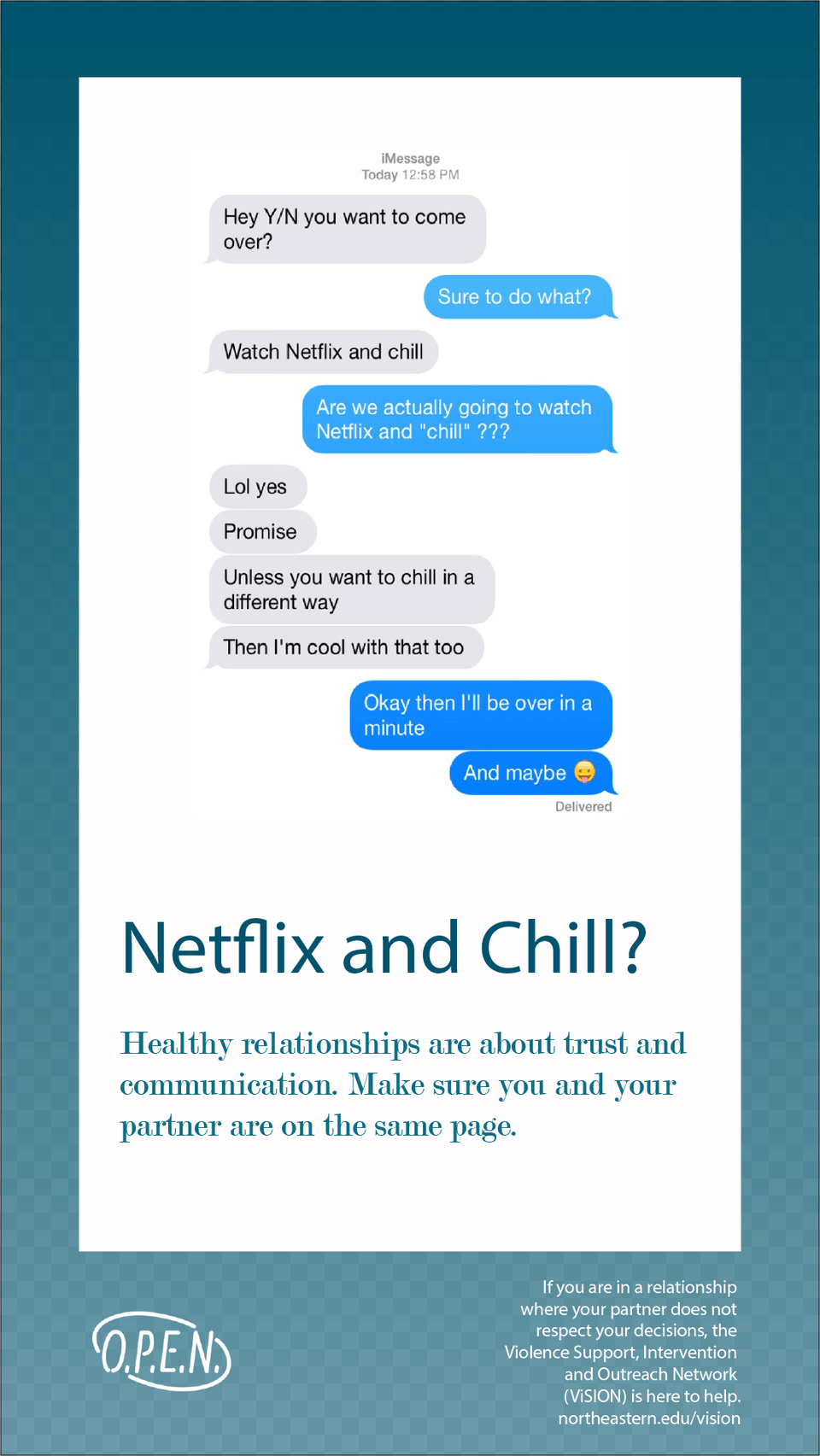 Netflix And Chill Phone Northeastern University, Text, Advertisement, Poster Png Image