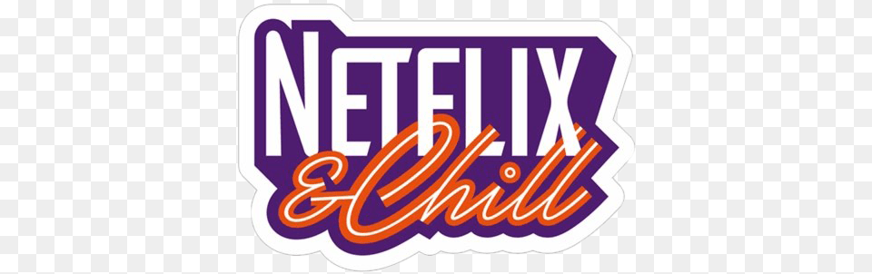 Netflix And Chill Photos Netflix And Chill, Logo, Food, Ketchup, Sticker Png Image