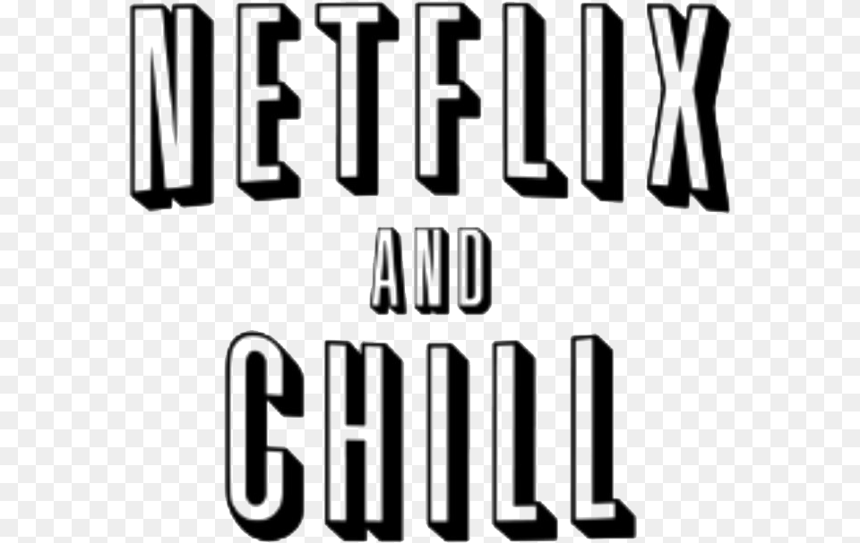 Netflix And Chill Transparent Text, Alphabet Png Image