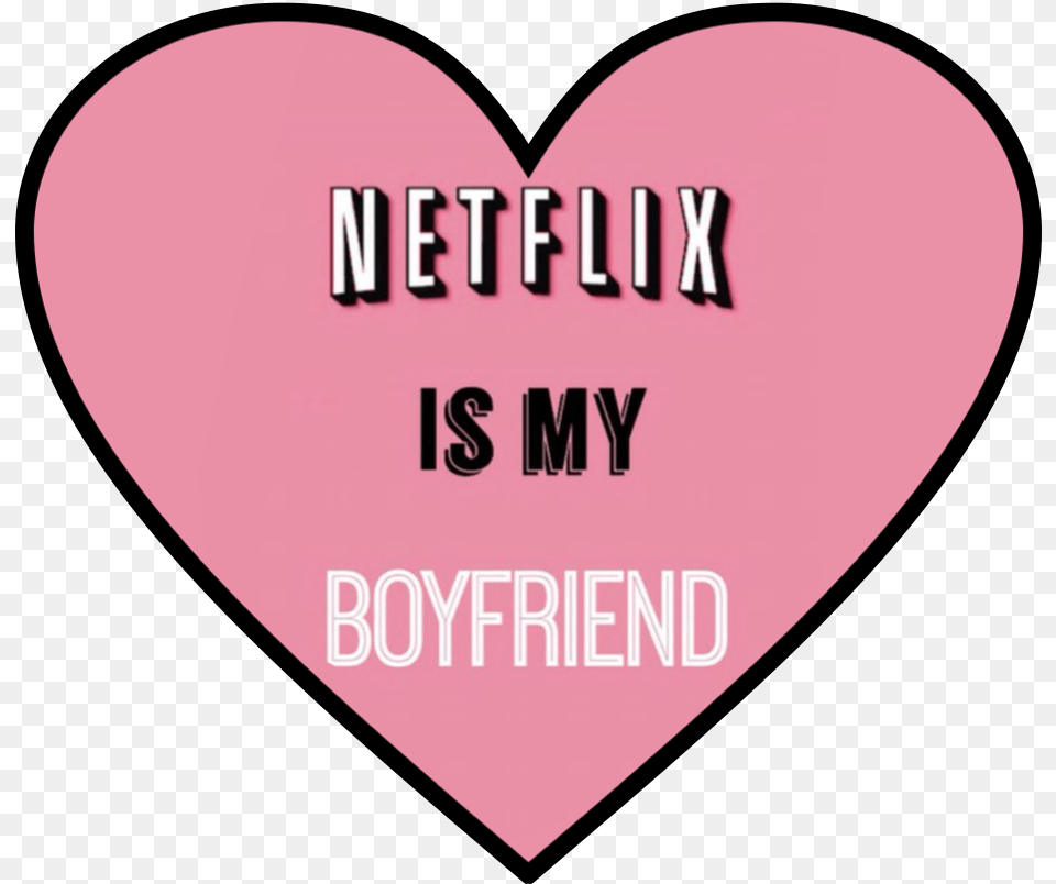 Netflix Boyfriend Single Fun Hearts Pink Love Freetoedi, Heart Free Png