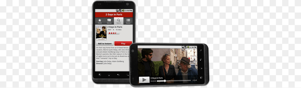 Netflix Has Just Launched An Update To Their Android Android Phones, Electronics, Adult, Phone, Person Png Image