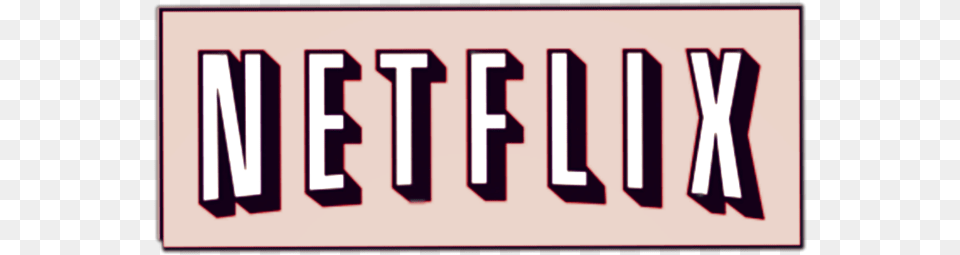 Netflix Logo Pink Pink Vsco Stickers Netflix, Text, Scoreboard, Number, Symbol Free Png Download