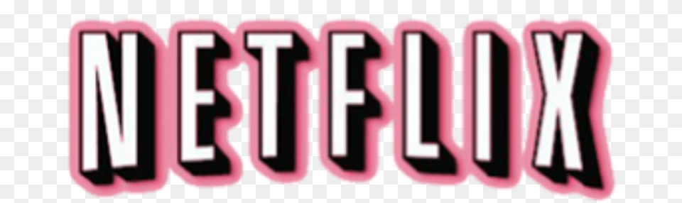 Netflix Logo Pink With No Transparent Pink Netflix Logo, License Plate, Transportation, Vehicle, Scoreboard Png