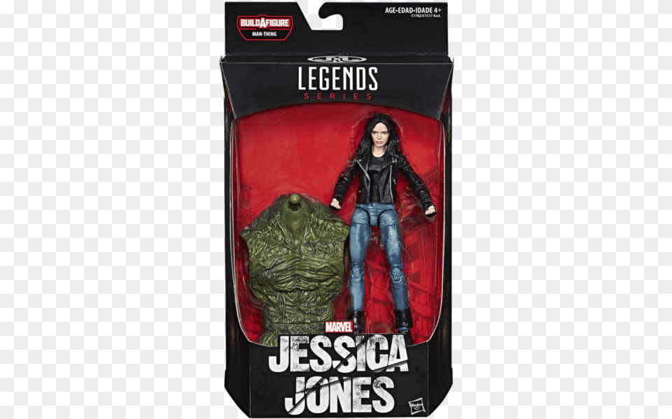 Netflix Marvel Legends Jessica Jones Action Figure, Jacket, Clothing, Coat, Person Png