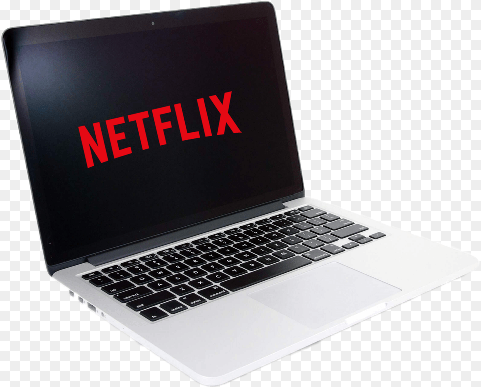 Netflix Netflix Logo On Laptop, Computer, Electronics, Pc, Computer Hardware Free Png