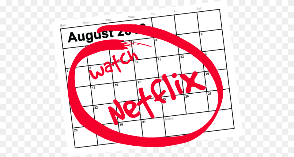 Netflix Shows Circle, Text, Calendar Png Image