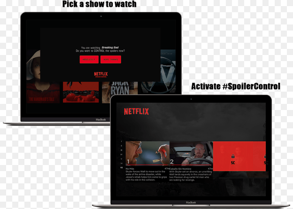 Netflix Spoiler Control Sharanya Tablet Computer, Electronics, Adult, Man, Monitor Png Image