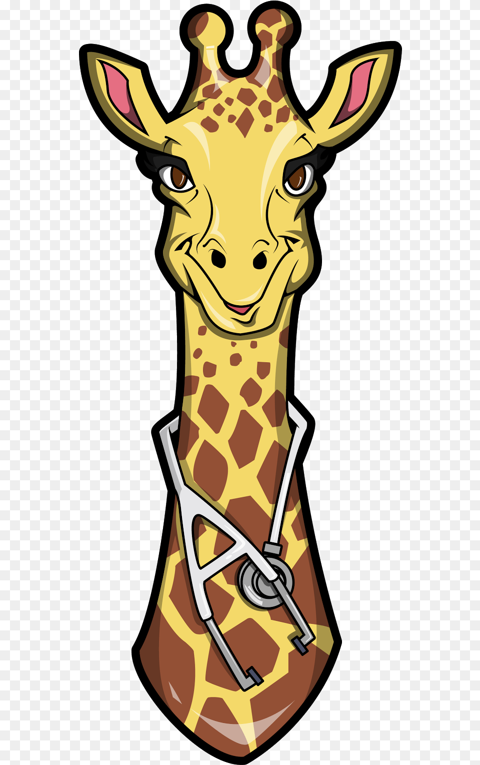 Netflix Stethoscope, Animal, Giraffe, Mammal, Wildlife Png