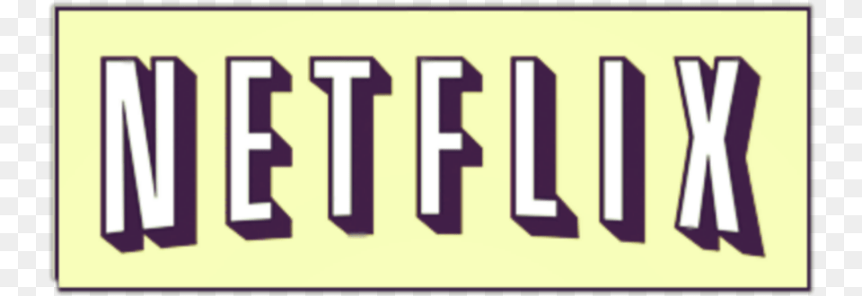 Netflix Yellow Yellowbackground Logo Netflix, Text, Purple, Number, Symbol Free Transparent Png