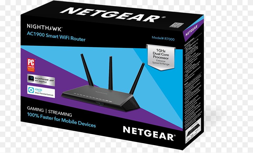 Netgear Nighthawk R7000, Electronics, Hardware, Router, Modem Png