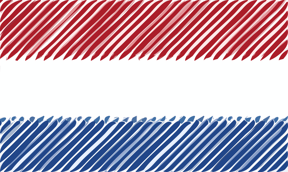 Netherlands Flag Linear Clipart, Airmail, Envelope, Mail, Accessories Free Png Download