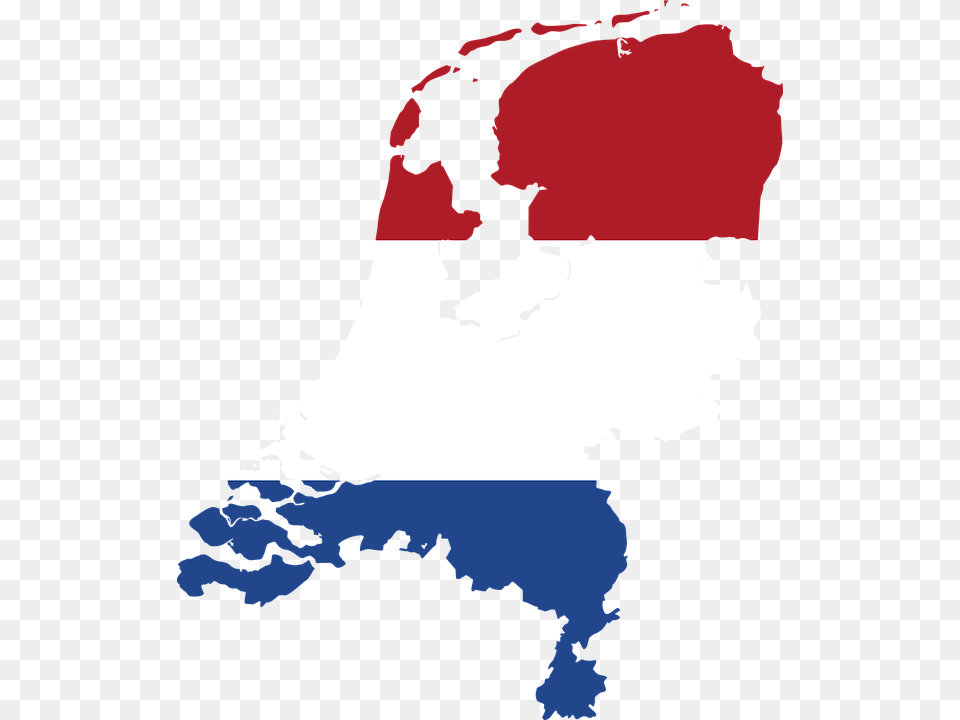 Netherlands Holland Dutch Country Europe Flag Netherlands Map With Flag, Chart, Plot, Atlas, Diagram Free Png
