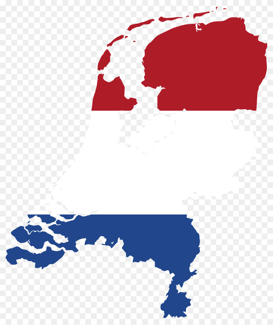 Netherlands Map Flag Clipart, Outdoors, Nature, Land, Chart Png Image