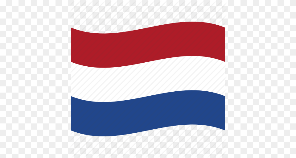Netherlands Nl Red Waving Flag Icon, Netherlands Flag Png Image