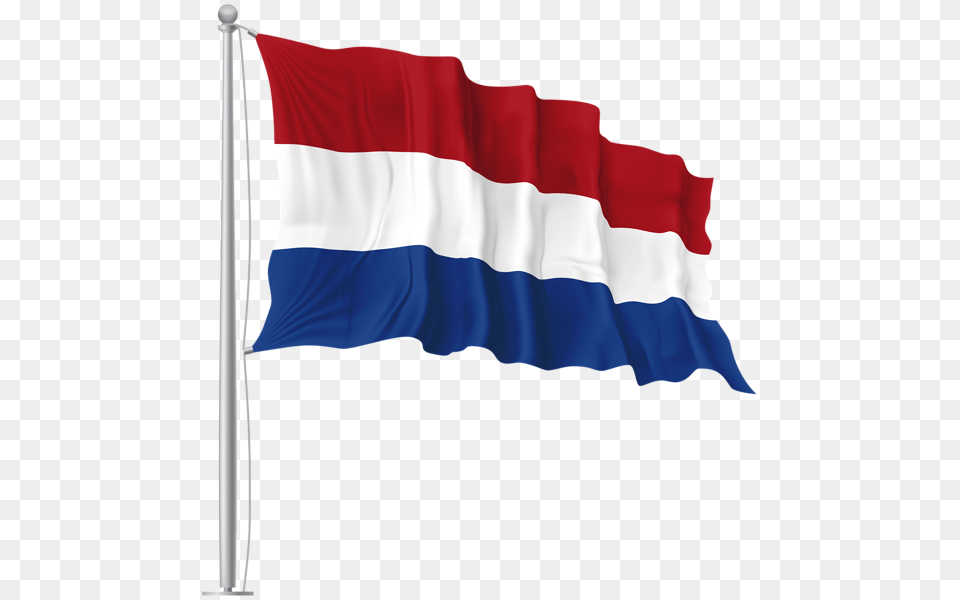 Netherlands Waving Flag, Netherlands Flag, Person Free Transparent Png