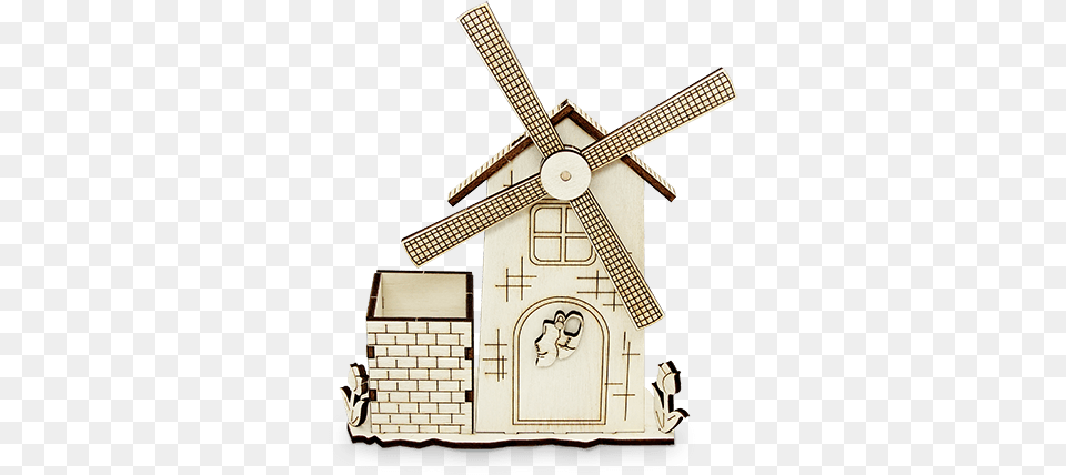 Netherlands Windmill Windmill, Engine, Machine, Motor, Outdoors Png Image