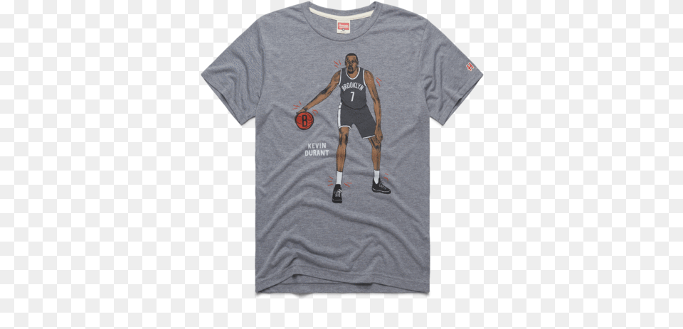 Nets Superstar Kevin Durant For Soccer, Clothing, T-shirt, Adult, Male Free Transparent Png