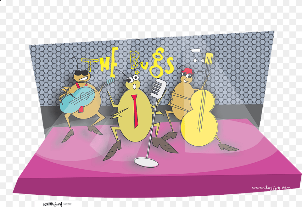 Netwire Bugs Sing Songs4 3 Portable Network Graphics, Cello, Musical Instrument, Publication, Book Free Png
