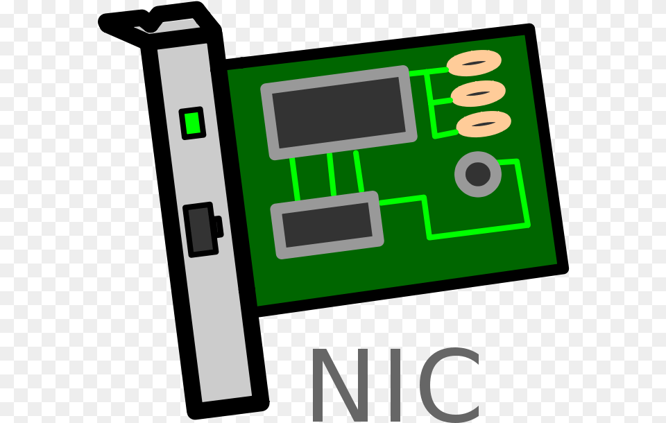 Network Card Clipart 2 By Marcia Network Interface Card Symbol, Scoreboard, Electronics, Hardware, Computer Hardware Free Png Download