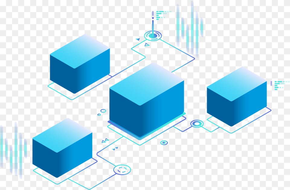 Network Concept Blue Free Png