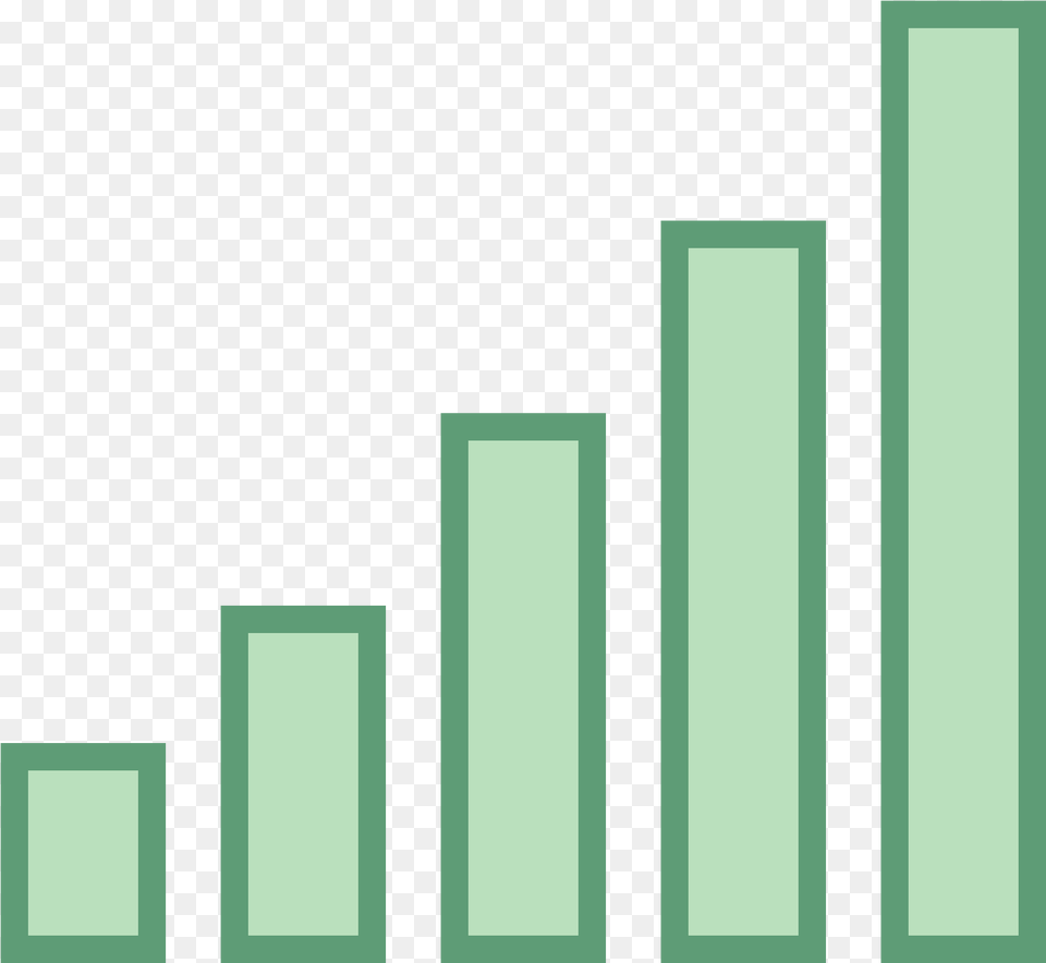 Network Icons At Icons High Connection Icon Colorfulness, Green, Bar Chart, Chart Png Image