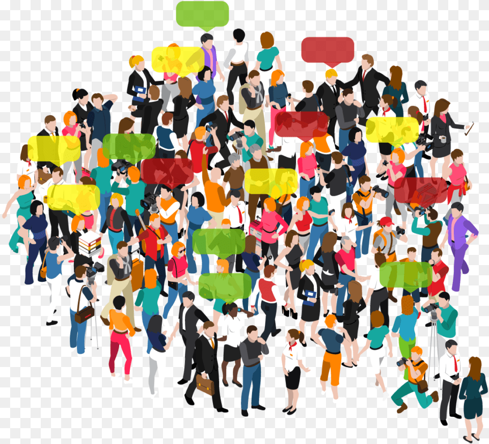 Network Of People Illustration, Person, Crowd, Art, Adult Png Image