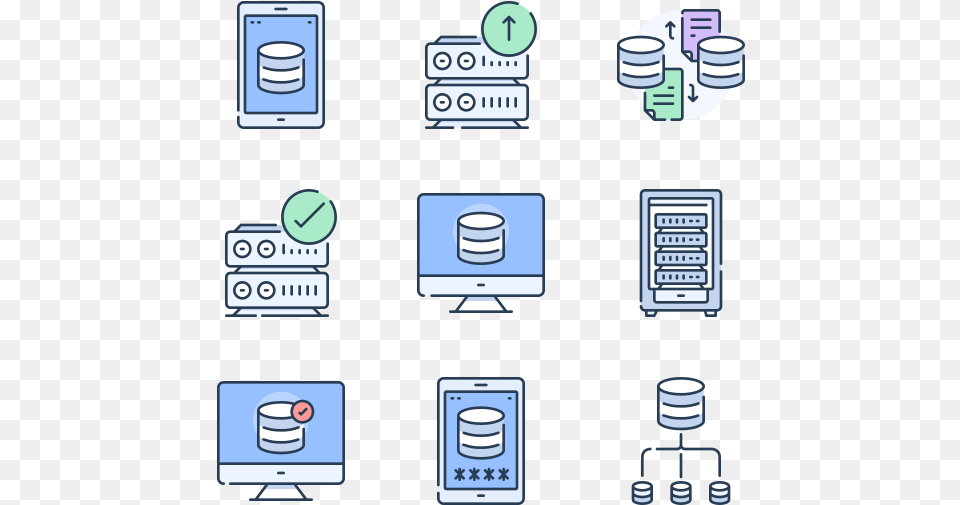 Networking And Data Free Png Download