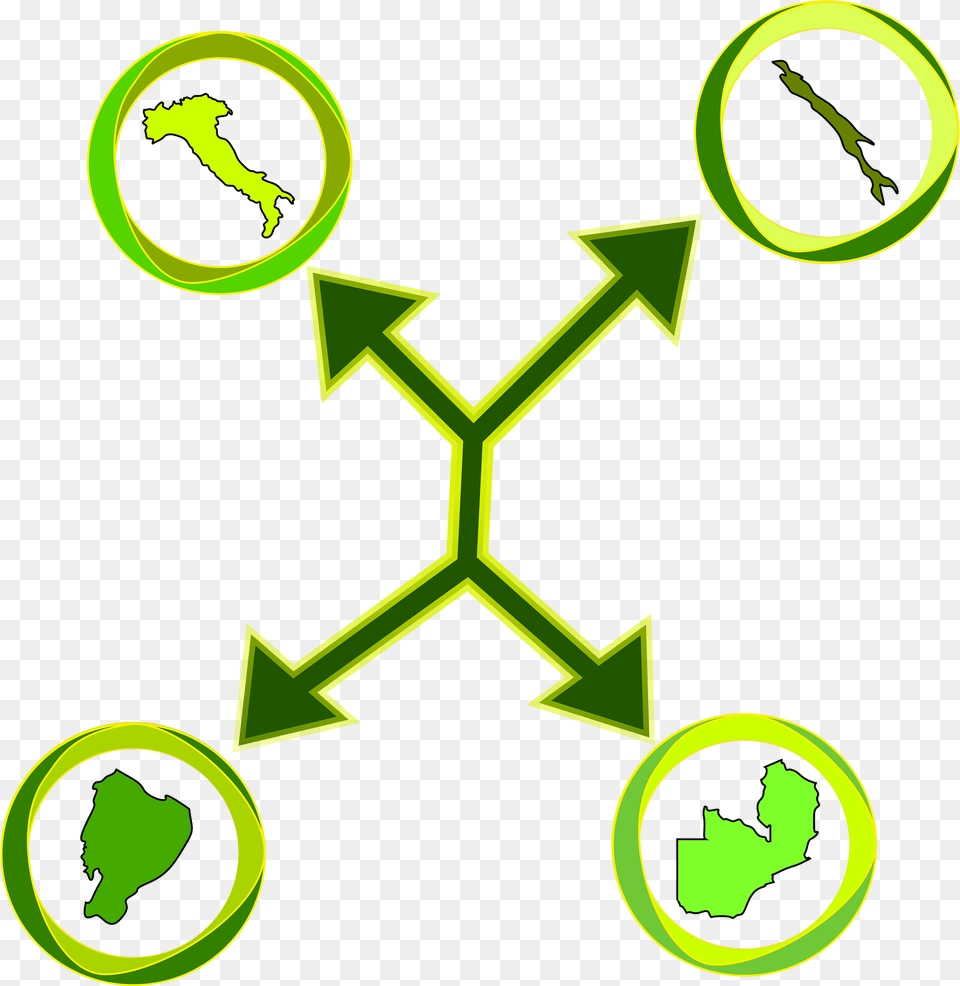 Networking Clipart, Symbol, Recycling Symbol, Green Free Png Download