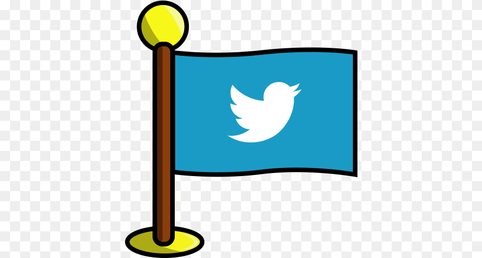 Networking Media Twitter Flag Social Bird Icon Youtube Twitter Free Transparent Png