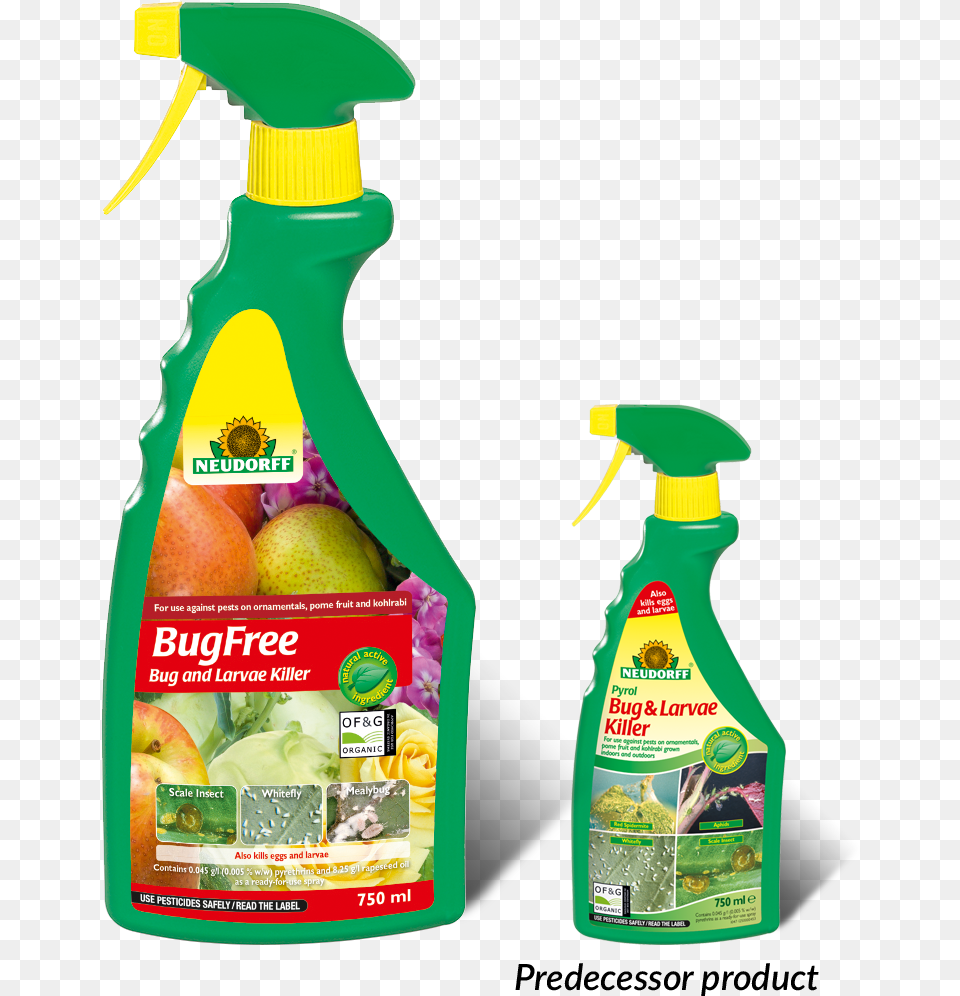 Neudorff Bug And Larvae Killer Download Neudorff Bugfree Bug And Larvae Killer, Tin, Spray Can, Can, Fruit Free Transparent Png