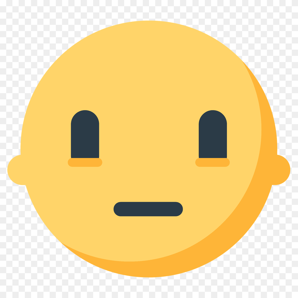 Neutral Face Emoji Clipart, Adapter, Electronics, Plug, Astronomy Free Png Download