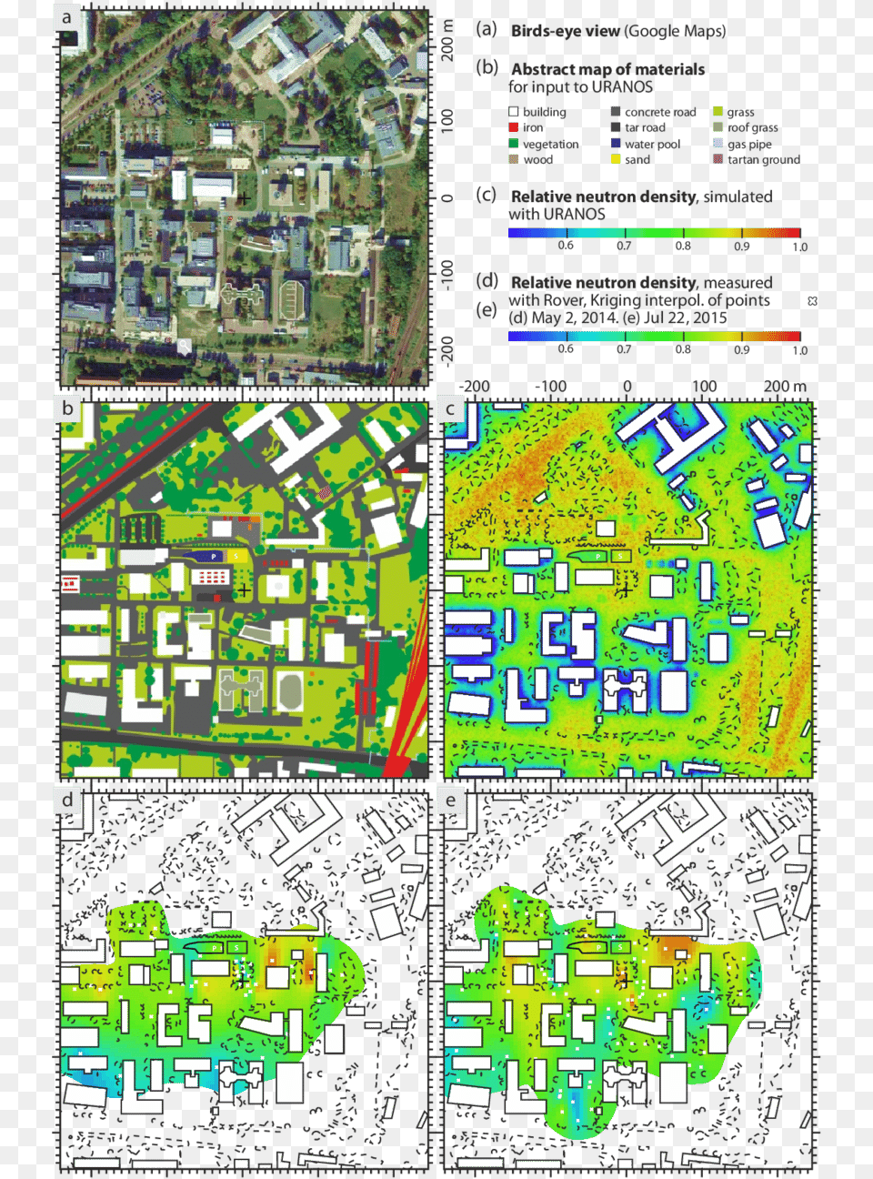Neutron Environment Of The Urban Crns Test Site Centred Neutron, Neighborhood, Chart, Plot, Diagram Png Image